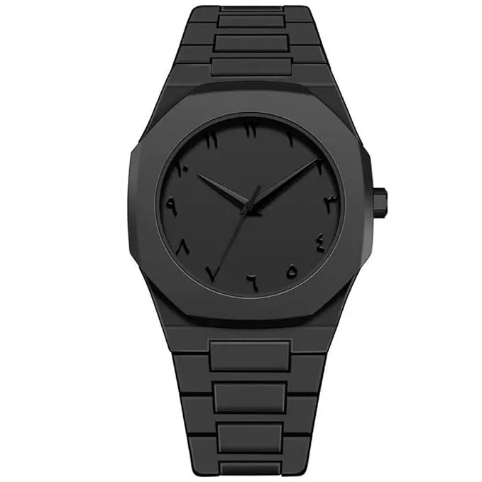 Luxury Matte Black Analog Watch