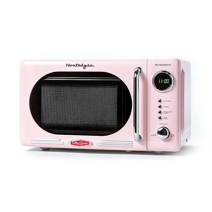 Retro Style Microwave Oven