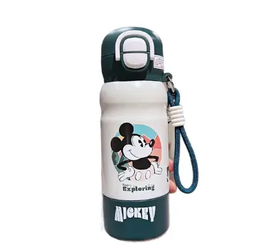 Cute Insulated Water Bottle with Straw