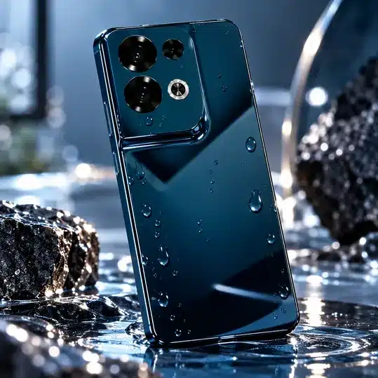 Blue Smartphone Crystal Clear Protective Case