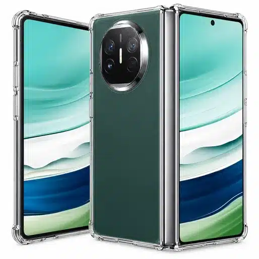 Green Foldable Smartphone Clear Protective Case With Hinge Protection Cover