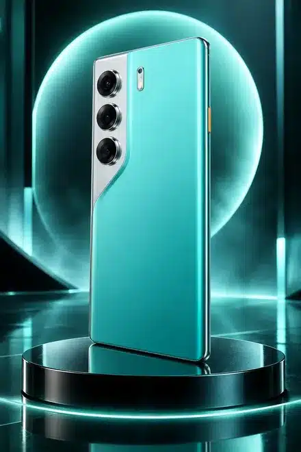Green Smartphone Clear Protective Case with Camera Guard & Shockproof Design