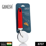 8707 Ganesh Ganesh Pizza  Pastry Cutter Wheel Pizza Cutter  (Stainless Steel)