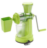 168 Manual Fruit Vegetable Juicer With Juice Cup And Waste Collector