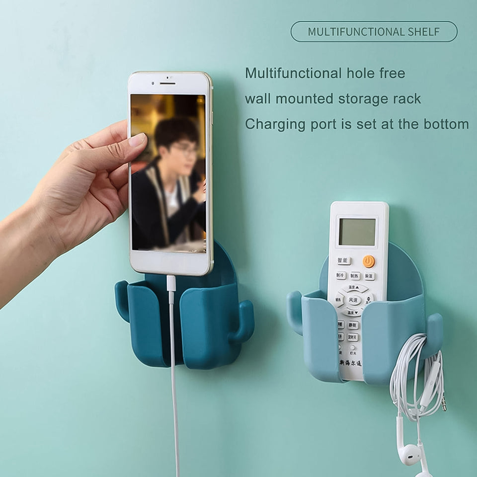 Wall-mounted Storage Boxes Mobile Phone Holder (2 Pcs Set)