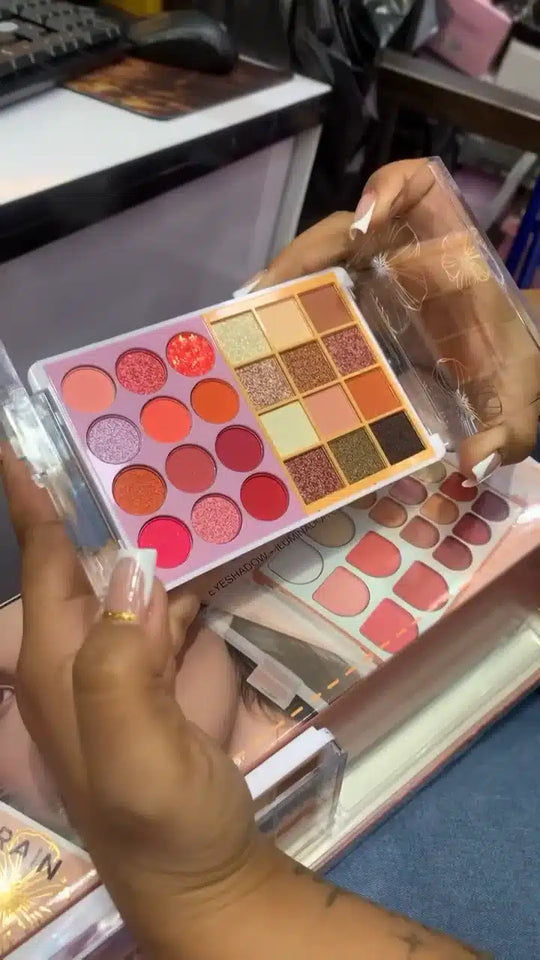 Multi-Color Professional Eyeshadow Palette with Matte