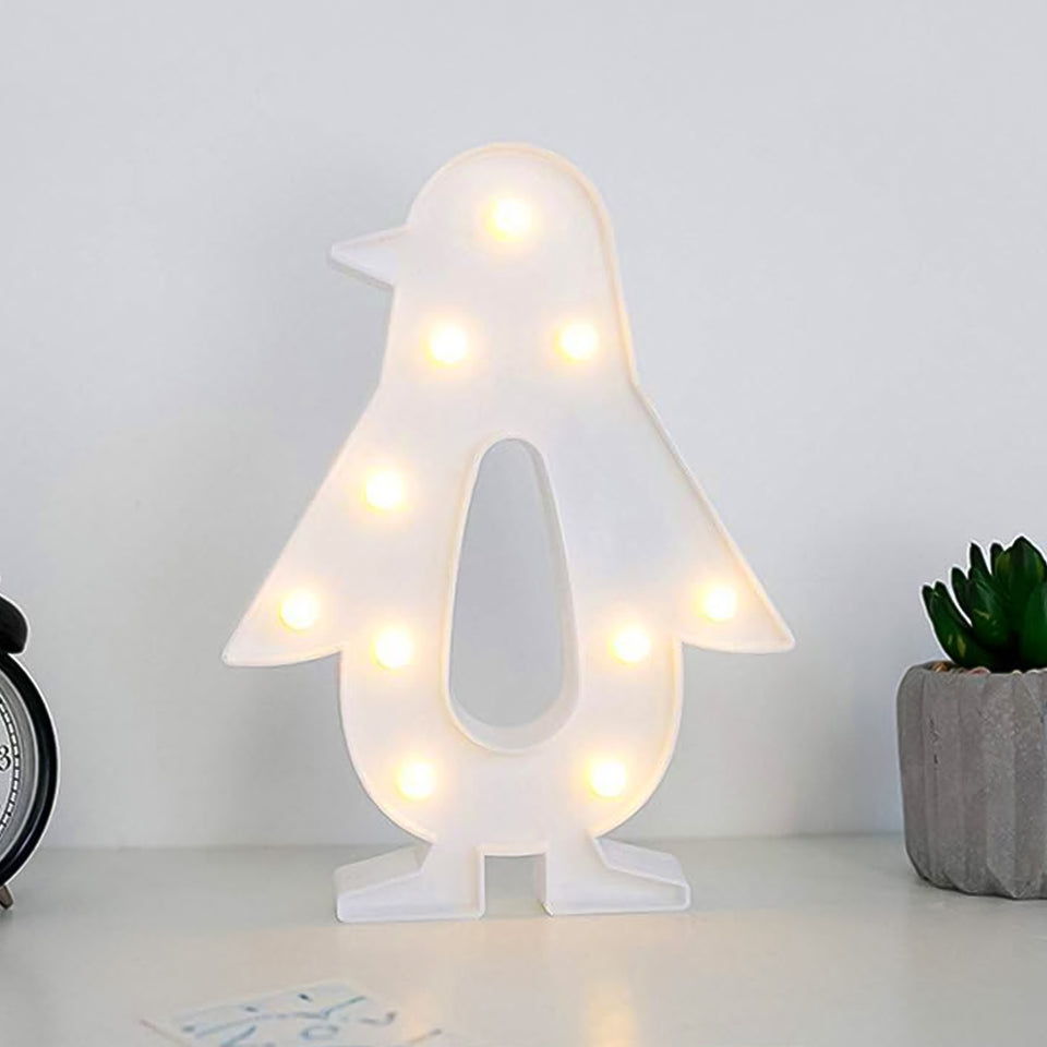 Penguin Shaped Light Led Light Kids Room (1 Pc  Battery Not Included)