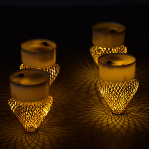 6551 12pcs Flameless And Smokeless Decorative Candles Acrylic Led Tea Light Candle For Gifting House Light For Balcony Room Birthday Christmas Festival Events Decor Candles (12 Pieces)