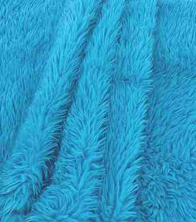 Shaggy Faux Fox Fur Fabric Long Pile for Floor