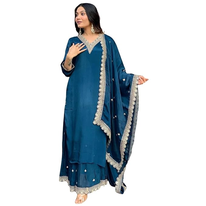 KURTI PANT SET WITH DUPATTA