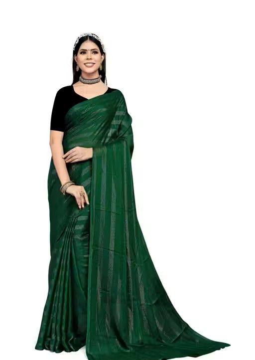 Striped Bollywood Chiffon Saree