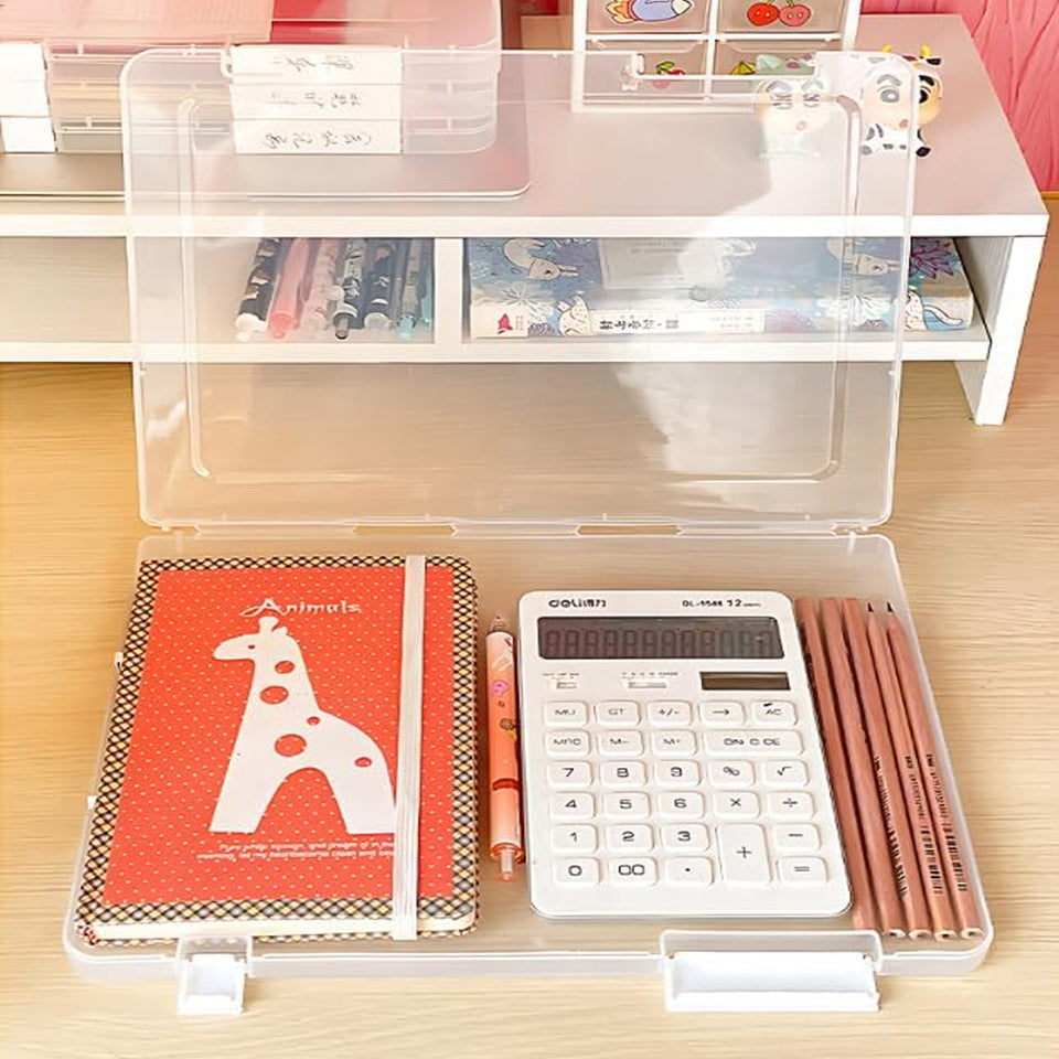 Document Holder File Organizer Box Storage Boxes Lids (1 Pc  2417 Cm)