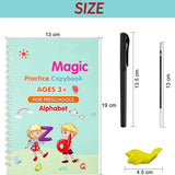 8075 4 Pc Magic Copybook Widely Used By Kids Childrens And Even Adults Also To Write Down Important Things Over It While Emergencies Etc.