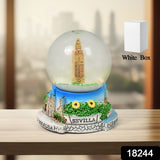 Snow Globes Souvenirs Desk Table Office Decoration (1 Pc)