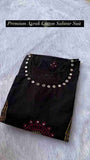 Premium Azrak Cotton Salwar Suit – Elegant Handcrafted Design with Intricate Embroidery, Available in Black and Purple