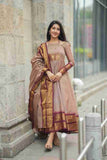 Kanchi Cotton Anarkali with Dupatta