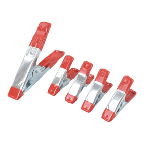Metal Spring Clamps Heavy Duty Spring Metal Clips Clamp  (5 Pcs Set)