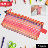 Transparent Zippered Nylon Mesh Multi Purpose Pouch  Purse