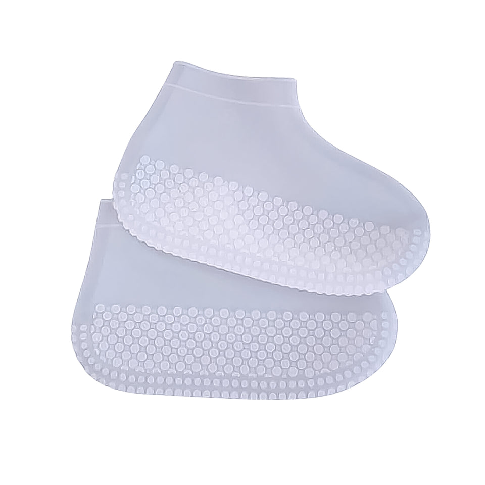 17984 Non-slip Silicone Rain Reusable Anti Skid Waterproof Fordable Boot Shoe Cover (Large Size  1 Pair  Mix Color)