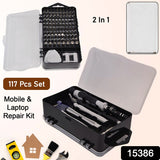 Screwdriver Electronic Laptop Mobile Repair Tool Kit (117 Pcs Set)