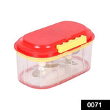 0071 Plastic Vegetable Chopper  (1000 Ml)