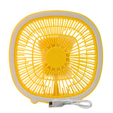 Usb Portable Mini Desk Fan With Light (1 Pc)