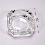 4064 Glass Brunswick Crystal Quality Cigar Cigarette Ashtray Round Tabletop For Home Office Indoor Outdoor Home Decor