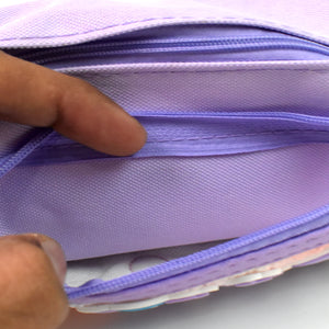 Pencil Pouch With Zipper Students Pencil Case Large Capacity Makeup Pouch Stationery Bag (1 Pc  2 Compartment)