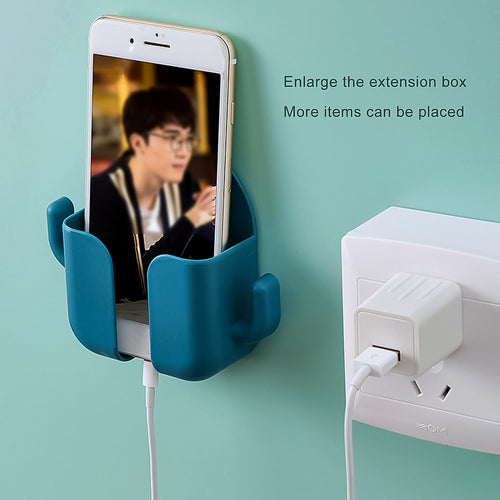 Wall-mounted Storage Boxes Mobile Phone Holder (2 Pcs Set)