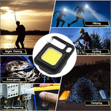 17784 Led Battery Operated Keychain Flashlight Small Work Light Withfolding Bracket Bottle Opener For Camping Hiking Emergency (1 Pc  Moq - 36 Pcs)