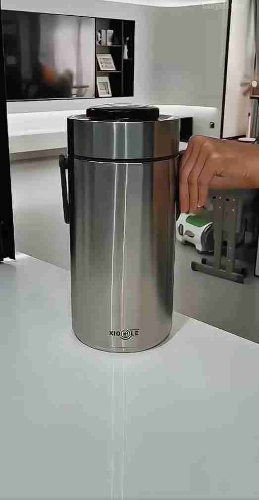 CutTales Pack Of 1 Insulated Tiffin Thermosteel Legend 5 Steel Plain 5 Containers Lunch Box