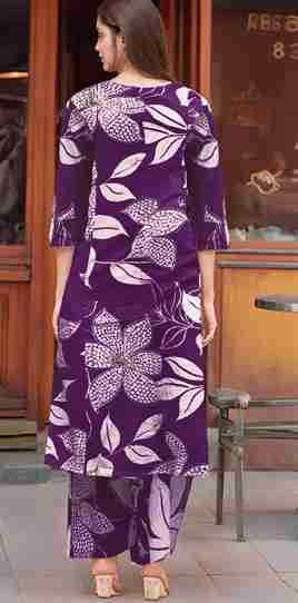 Women Viscose Rayon Kurta Pant Set