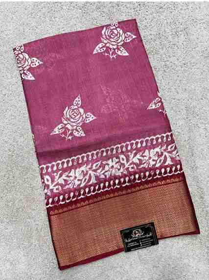 Kanjeevaram Pure Linen Cotton New Trendy Women Saree For Women For Wedding And Partywear 2025