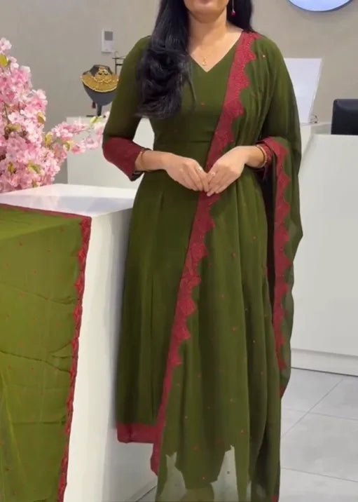 green kurti