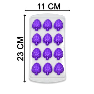 4869 Mix Design Ice Trays With Lid For Freezer With Easy To Release Flexible Silicone Shape Ice Cavity.