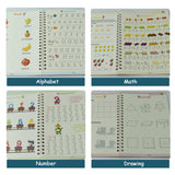 8075 4 Pc Magic Copybook Widely Used By Kids Childrens And Even Adults Also To Write Down Important Things Over It While Emergencies Etc.