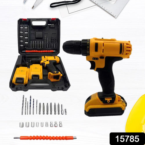24 V Lithium Double Battery Cordless Drill Set (29 Pcs Set)