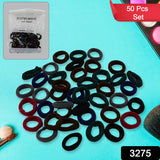 Small Ponytail Holder Bands For Hair Rubber Bands (Pack Of 50  Multicolour)