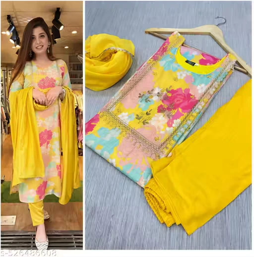 Women Kurta Set With Dupatta