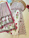 Elegant Cotton Anarkali Dress