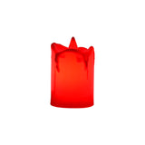 Flameless Melted Design Candles For Decoration (1 Pc)