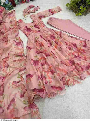 ORGANZA TABY SILK GOWN