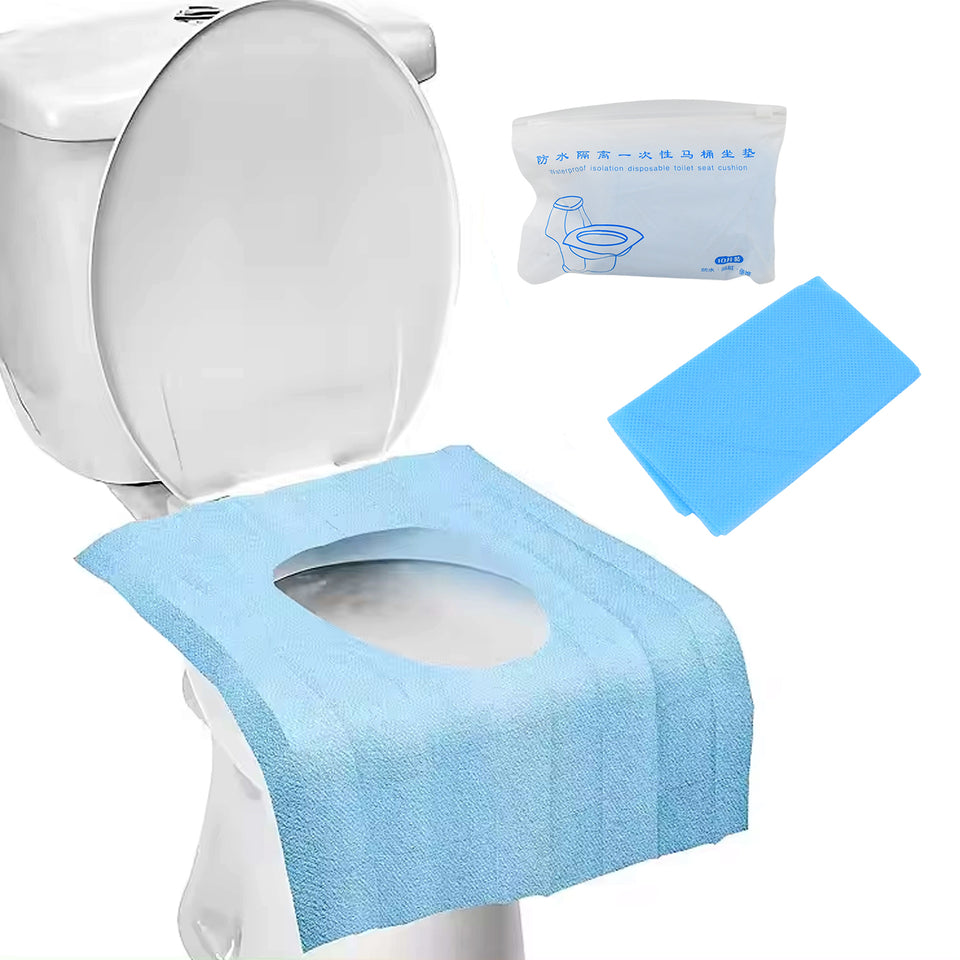 Disposable Toilet Seat Covers  Waterproof Isolation Disposable Toilet Seat Cushion (10 Pcs Set)