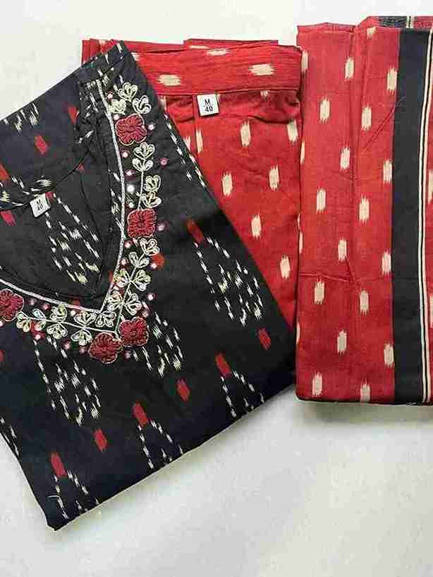 Print Kurti Pant Dupatta Set