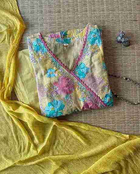 Bright & Cheerful Yellow Kurta Set