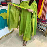 Handloom cotton suit