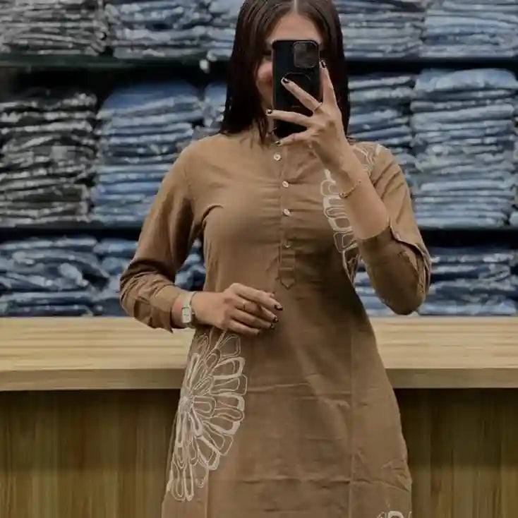 green cotton co-ord set