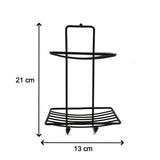 1725 2 Layer Ss Soap Rack Used In All Kinds Of Places Household And Bathroom Purposes For Holding Soaps.