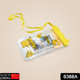 6388a Mix Color Dust Proof Rain Pouch Waterproof Plastic Mobile Cover With Belt Waterproof Phone Pouch Large Phone Waterproof Case Underwater Dry Bag For All Android And Iphone Models