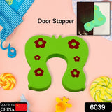 6039 Child Safety Protection Baby Safety Cute Animal Security Card Door Stopper (1pc )